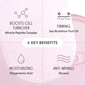 LOOPS embossed Veocell pad close-up highlighting texture for better serum absorption