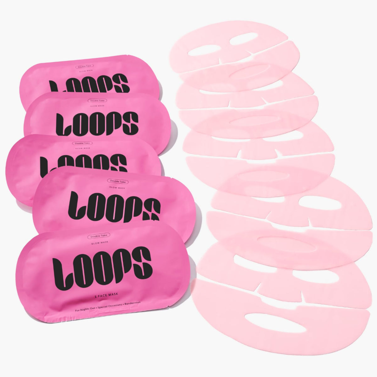 LOOPS hydrogel texture close-up highlighting cooling hydration