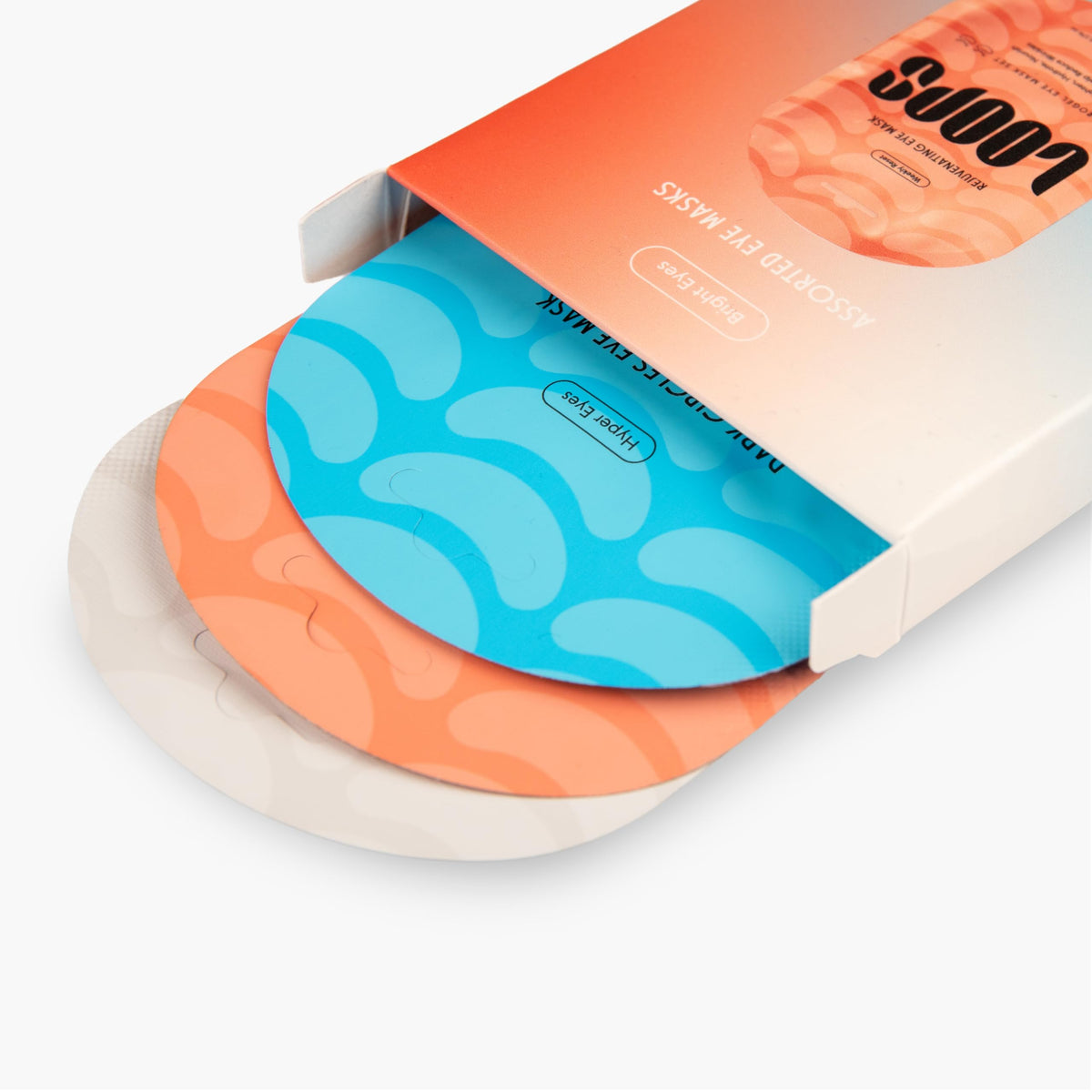 LOOPS masks staged in bathroom for a relaxing self-care routine