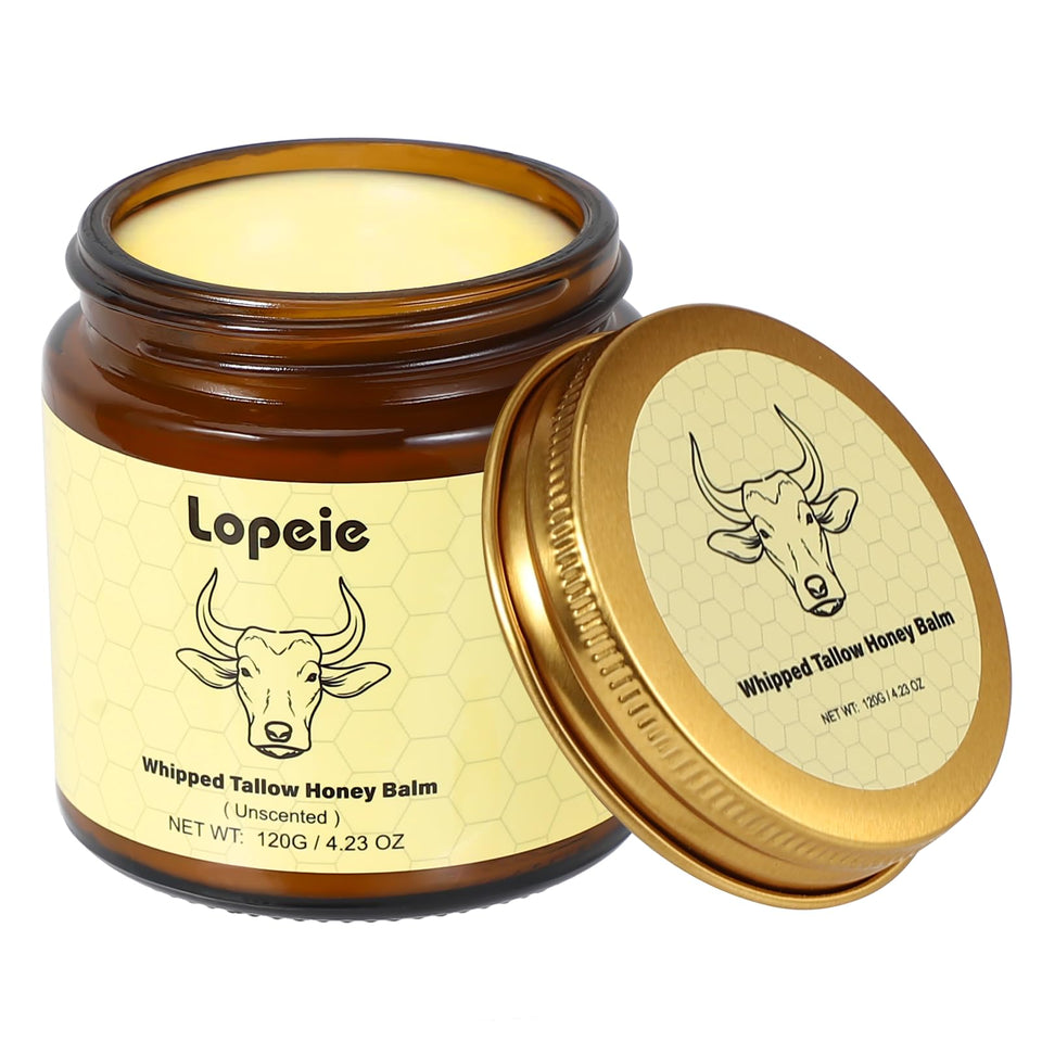 Lopeie front jar packaging shows product label and clean unscented moisturizer benefit