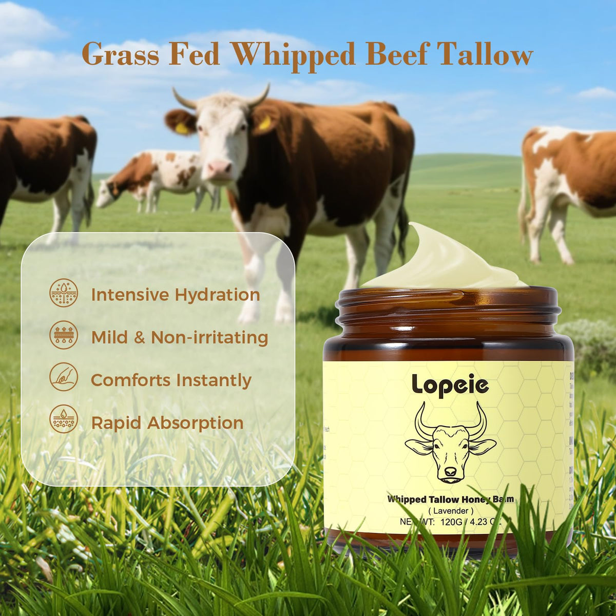Lopeie balm on bathroom shelf in lifestyle scene suggesting daily routine benefit