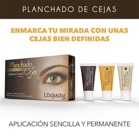 Loquay three 10g tubes close-up highlighting straightening, neutralizing, restructuring benefits