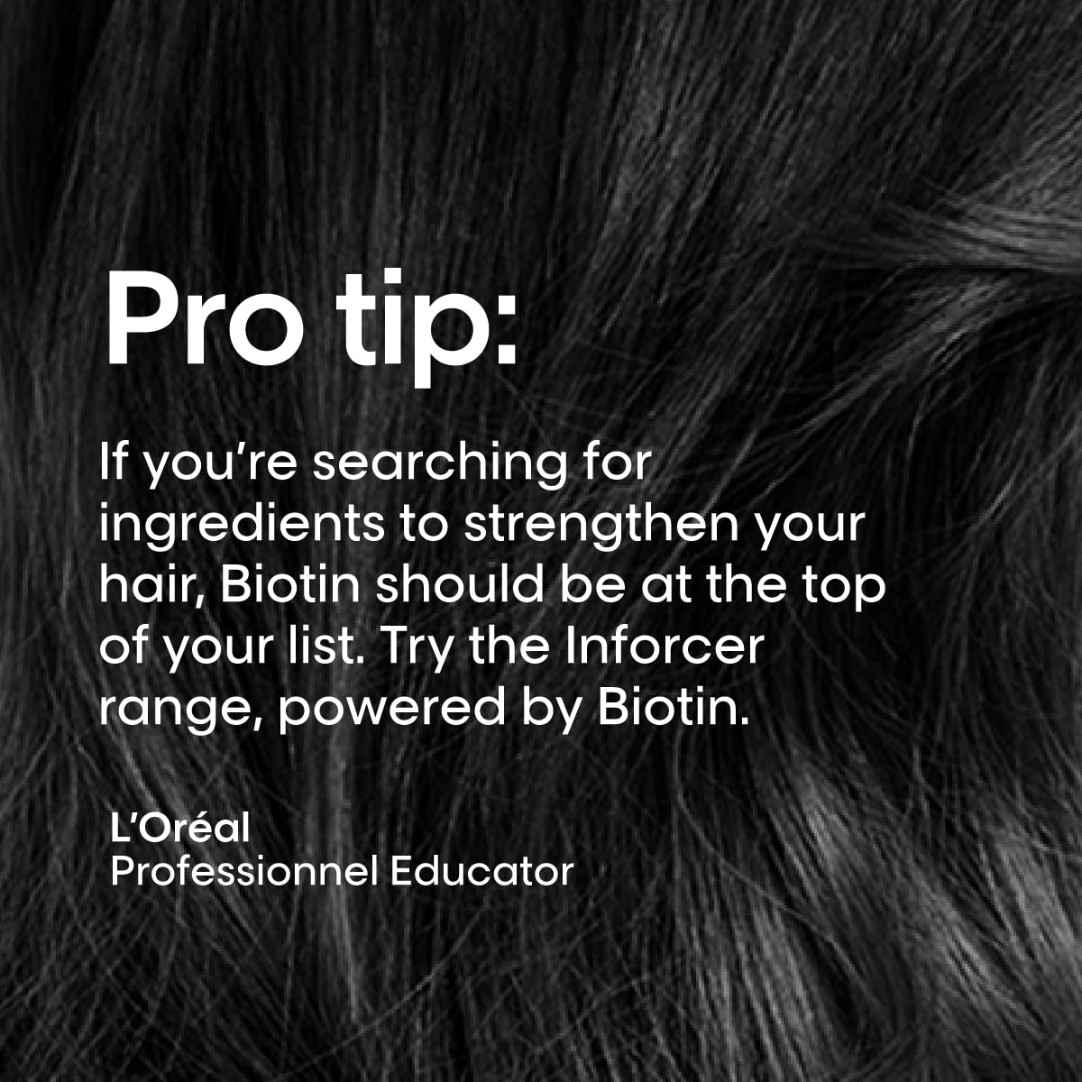 L'Oréal Professionnel foamy lather on wet hair for gentle cleanse