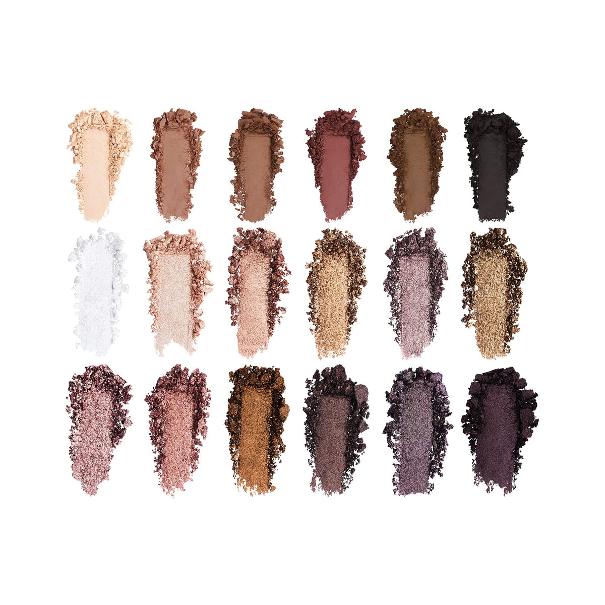 LORAC matte shade swatch showing smooth blendability and crease-resistant finish