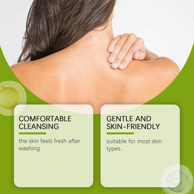 Loravey close-up of exfoliating particles for smoother skin benefit