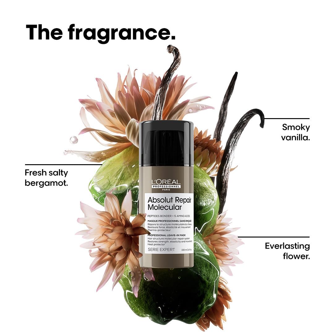 Visual of peptides ingredient representing L'Oréal Professionnel Paris bond-repair benefit