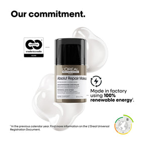 Dispensing pump action of L'Oréal Professionnel Paris showing easy dosage and efficiency