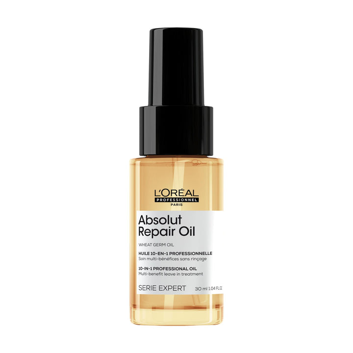 L'Oréal Professionnel Paris front bottle shot showing product benefits and design