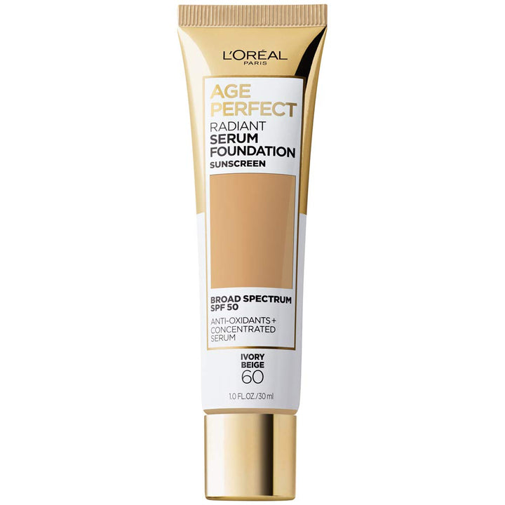 L'Oreal Paris front bottle showing Ivory Beige shade and elegant design