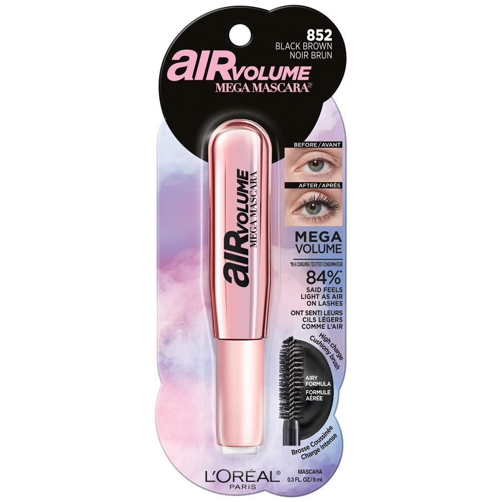 L'Oreal Paris tube detail highlighting sealed design and portability benefit
