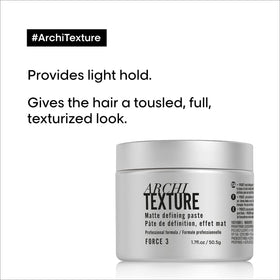 L'Oréal Professionnel pomade on hands being emulsified for even application and no clumps