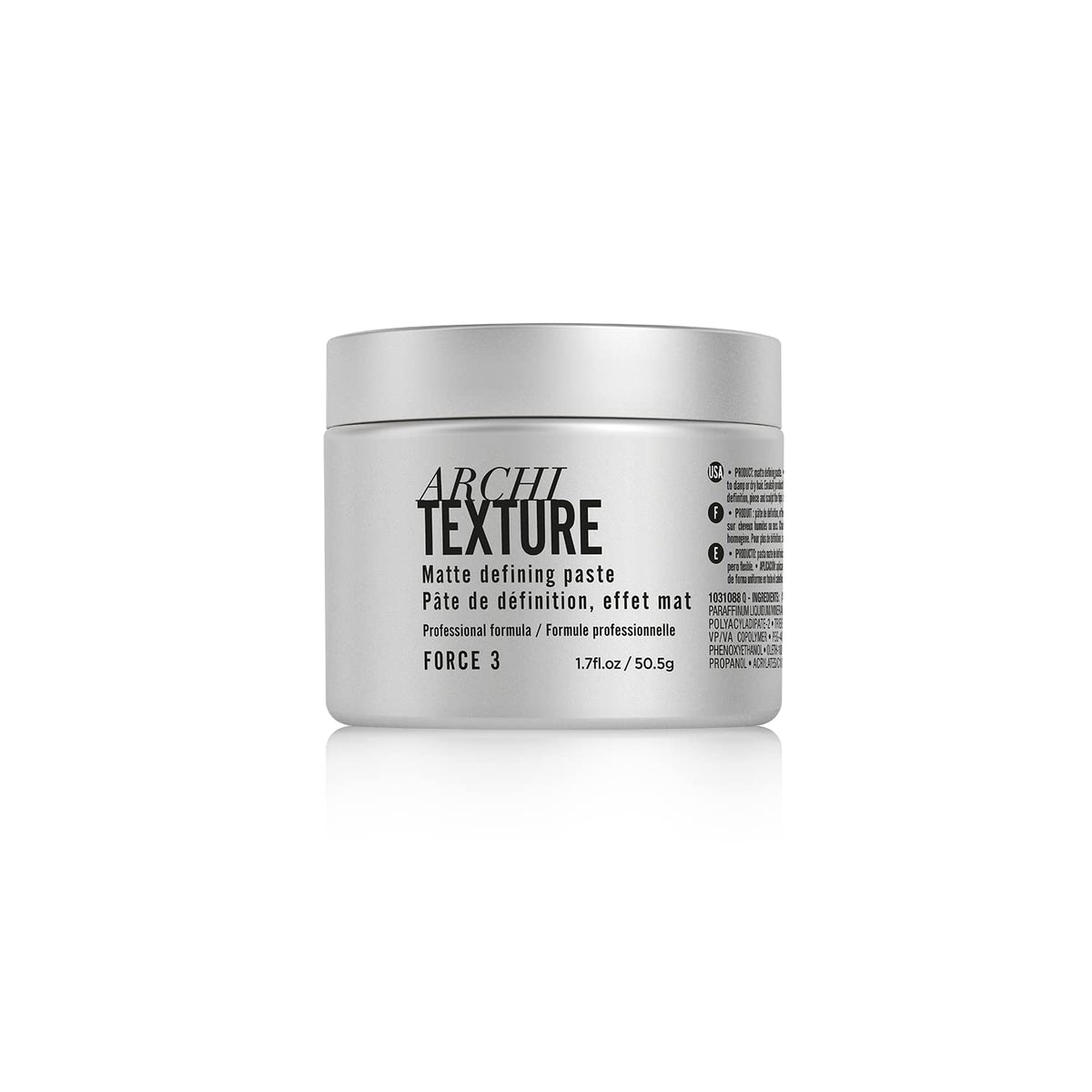 L'Oréal Professionnel jar front view showing brand and product for clear identification