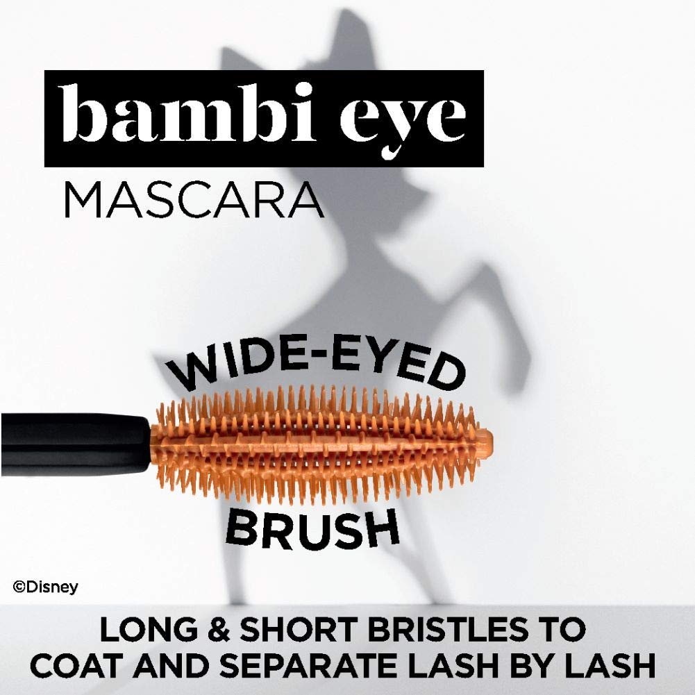 L'Oreal Paris Bambi Eye bristle detail highlighting alternating long and short bristles for even coating