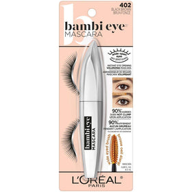 L'Oreal Paris Bambi Eye wand close-up illustrating brush shape for lifted, separated lashes