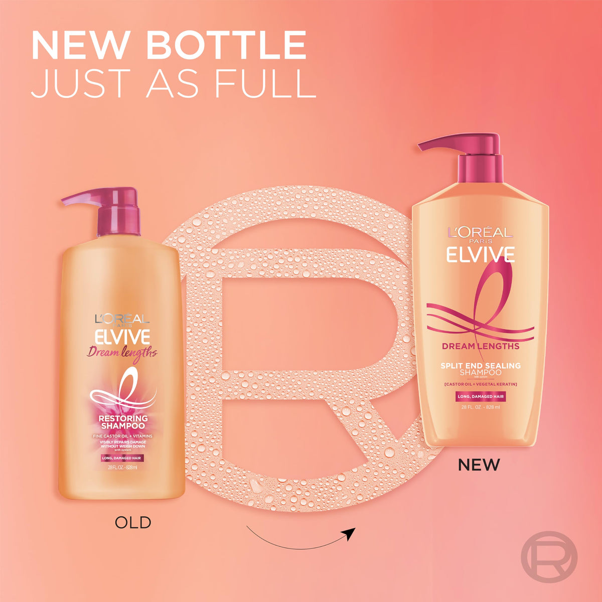 L'Oreal Paris conditioner rich texture demonstrating detangling benefit