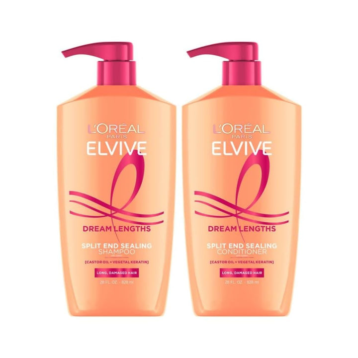 L'Oreal Paris Elvive front packaging showing duo and benefits
