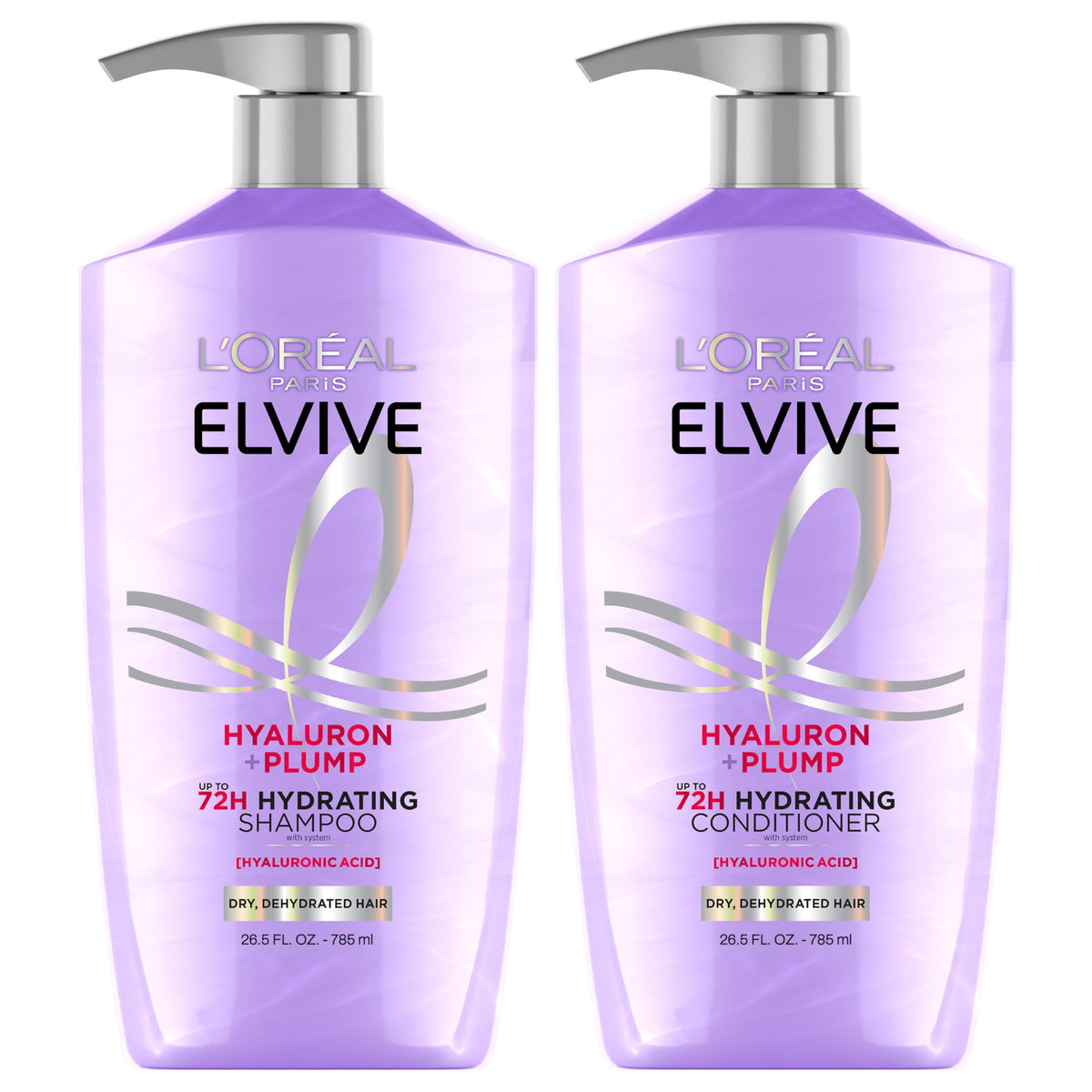 L'Oreal Paris front packaging showing set and key hydration benefits
