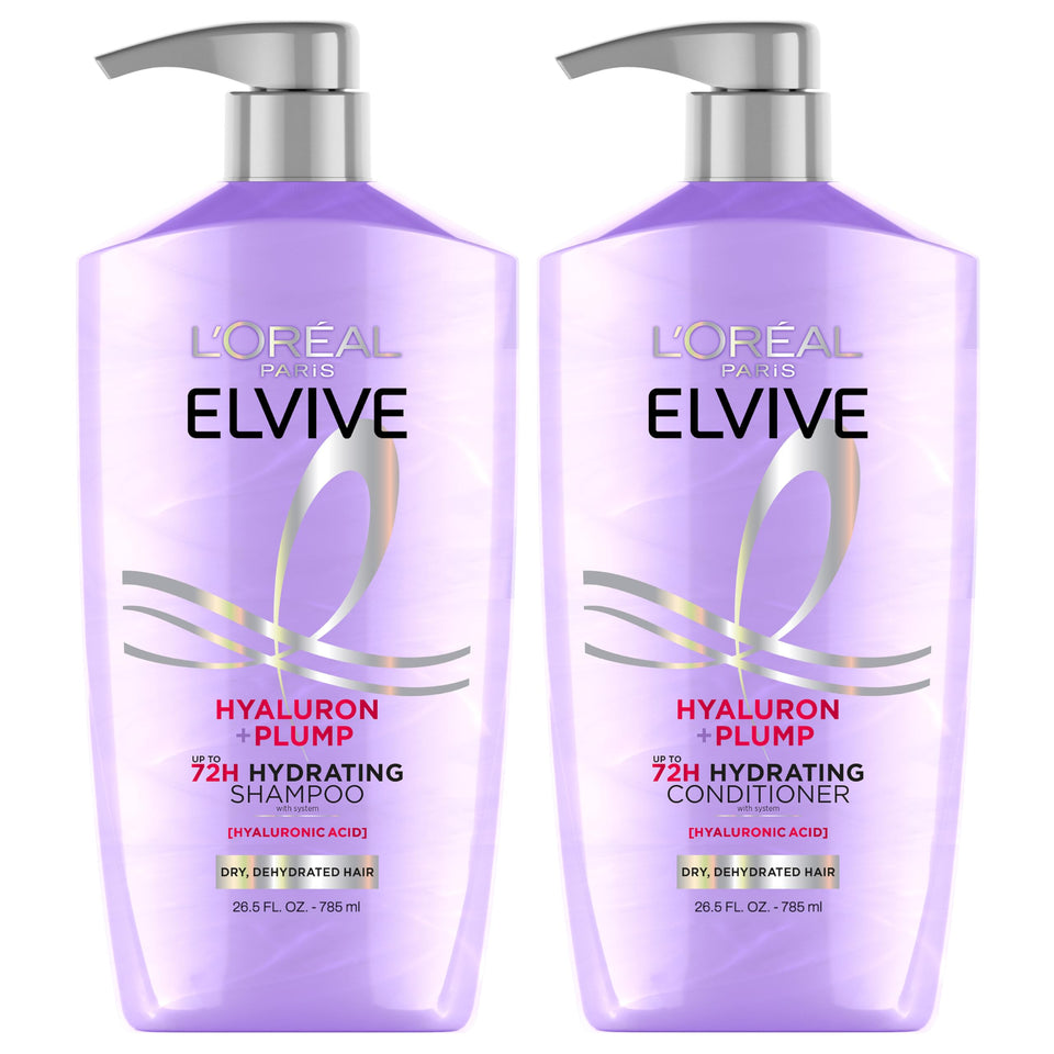 L'Oreal Paris front packaging showing set and key hydration benefits