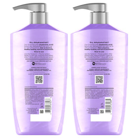 L'Oreal Paris lifestyle shot on shower shelf showing routine-ready set