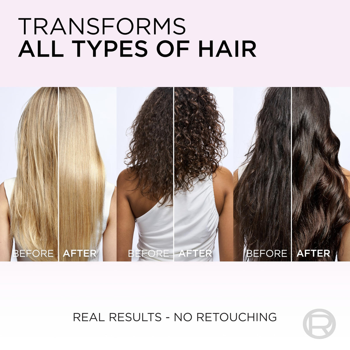 L'Oreal Paris shampoo creating a rich foam that cleanses and smooths hair texture