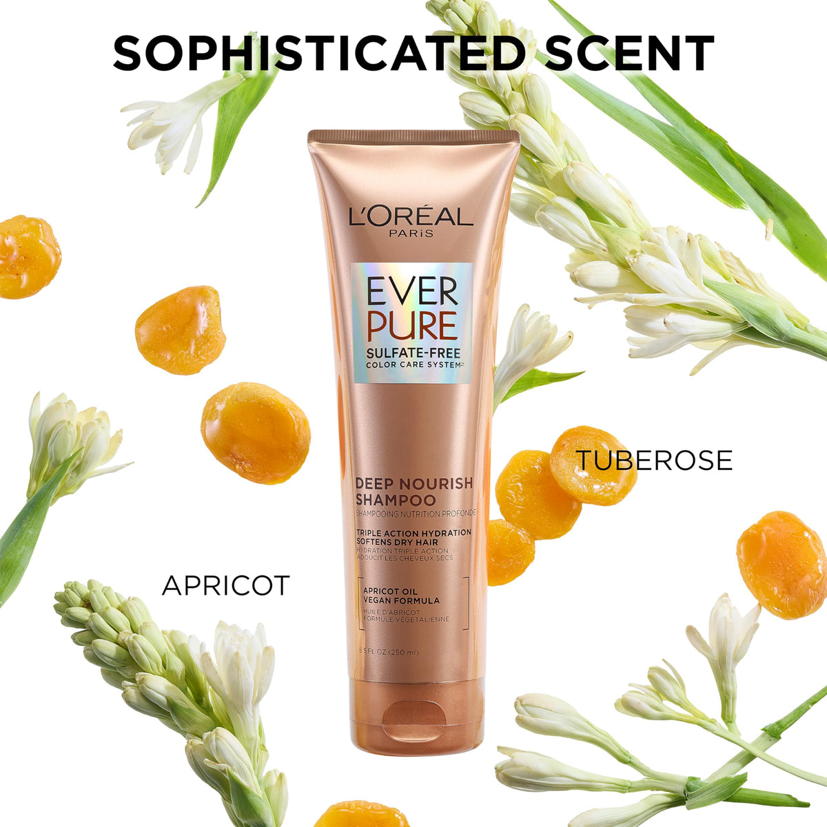 L'Oreal Paris apricot oil close-up ingredient contributing hydration