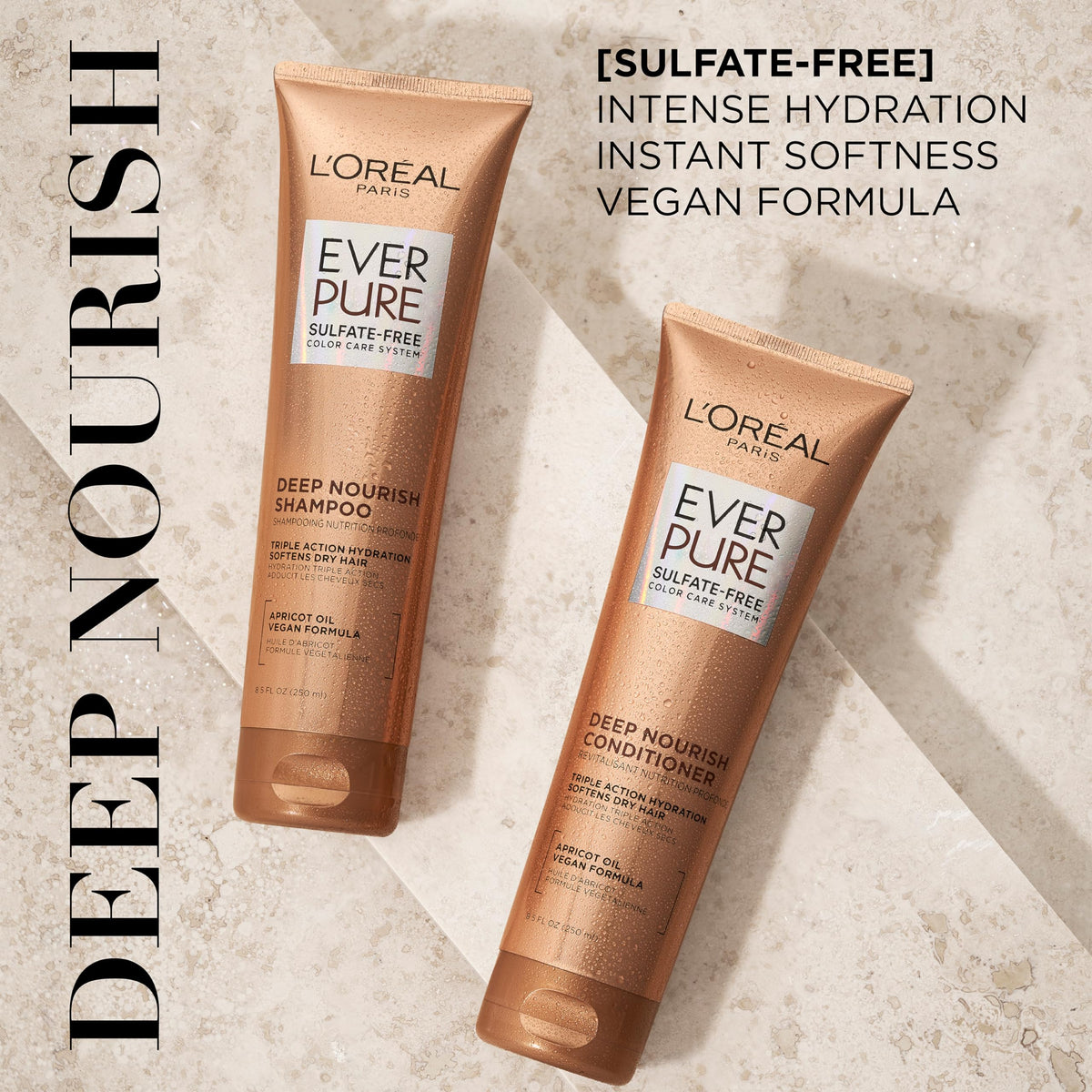 L'Oreal Paris back label ingredients list and usage directions