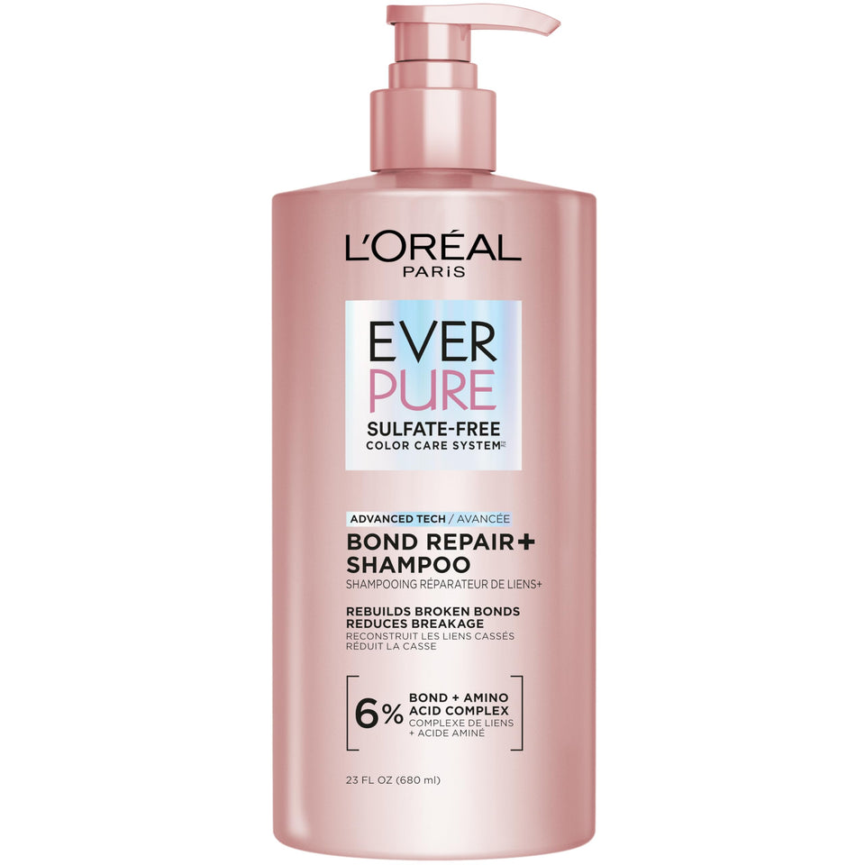 L'Oreal Paris shampoo front packaging showing brand and product benefit