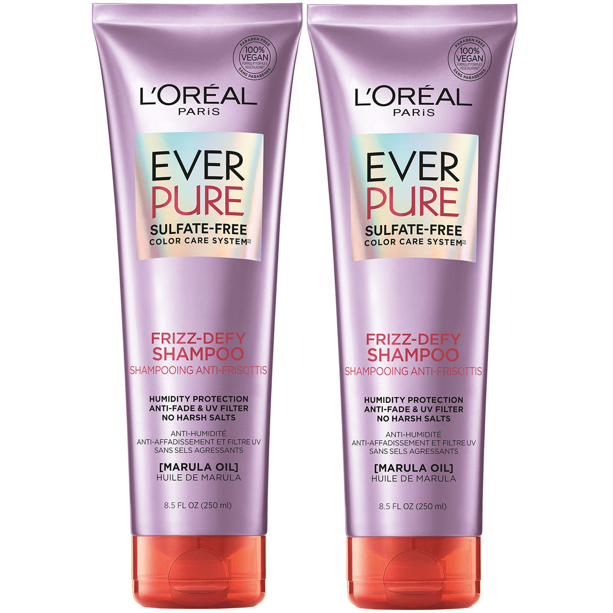 L'Oreal Paris bottle front packaging showing product and benefit