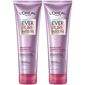 L'Oreal Paris front packaging showing set and benefit of restored hydration