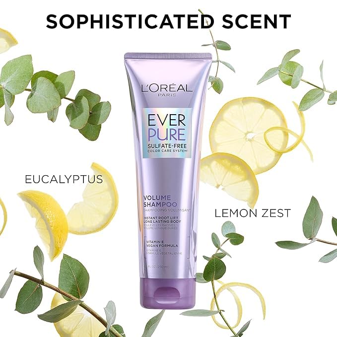 L'Oreal Paris bottle being used in shower showing gentle cleansing and lift