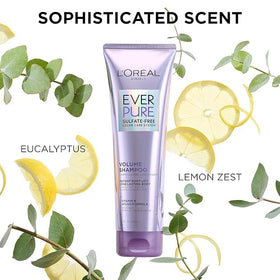 L'Oreal Paris bottle being used in shower showing gentle cleansing and lift
