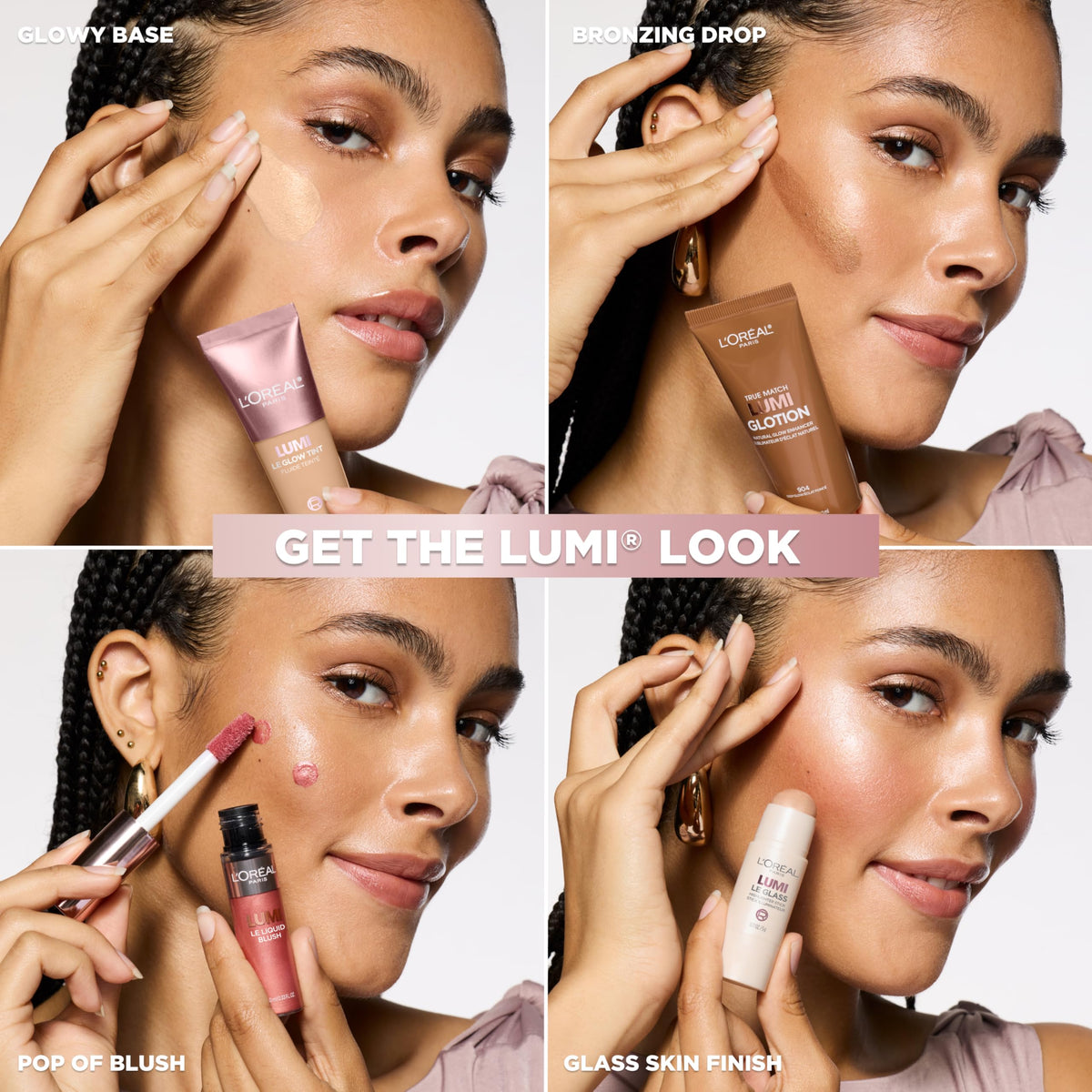 L'Oreal Paris Lumi Glotion lifestyle image outdoors showing sun-kissed glow benefit
