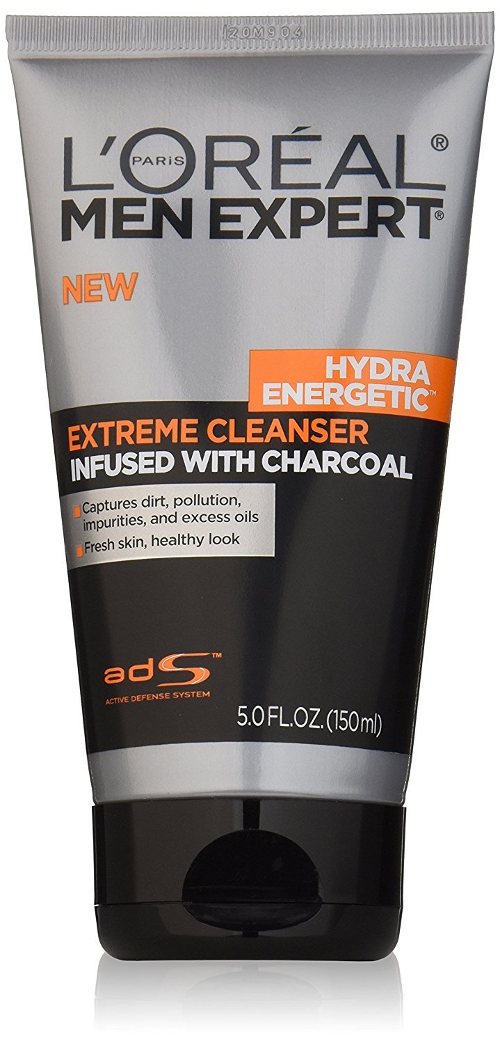 L'Oreal Paris Men Expert Vita Lift moisturizer open in hand illustrating quick-absorbing hydration