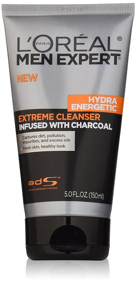 L'Oreal Paris Men Expert Vita Lift moisturizer open in hand illustrating quick-absorbing hydration
