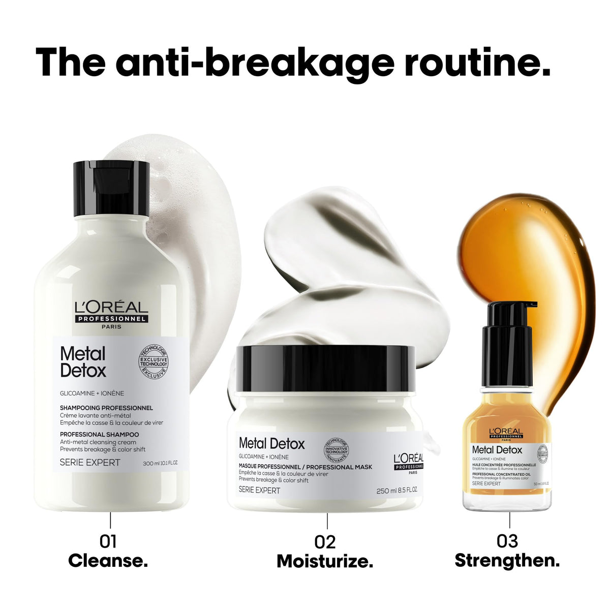 L'Oréal Professionnel Paris stylist applying shampoo in salon to protect color