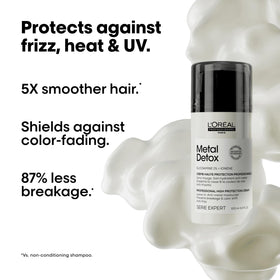 L'Oréal Professionnel cream texture close-up indicating lightweight hydration