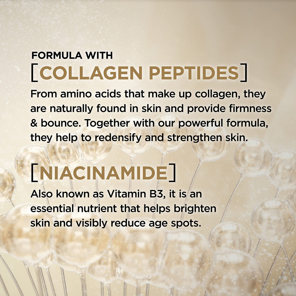 L'Oreal Paris applying moisturizer to lower face demonstrating firming benefits for mature skin