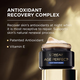 L'Oreal Paris cream texture close-up showing smooth, non-greasy hydration
