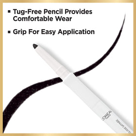 L'Oreal Paris eyeliner applied along upper lashline benefit: natural eye definition