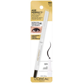 L'Oreal Paris eyeliner tip close-up showing smooth texture benefit: precise lines