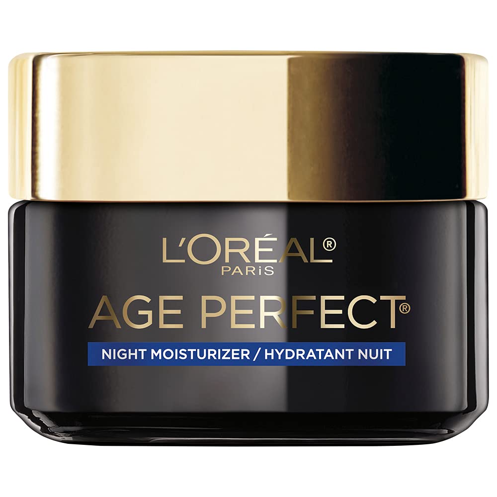 L'Oreal Paris front jar showing elegant packaging and anti-aging benefit