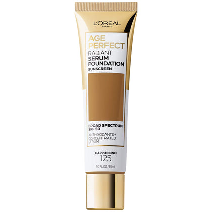 L'Oreal Paris front packaging showing product and shade, clear labeling benefit