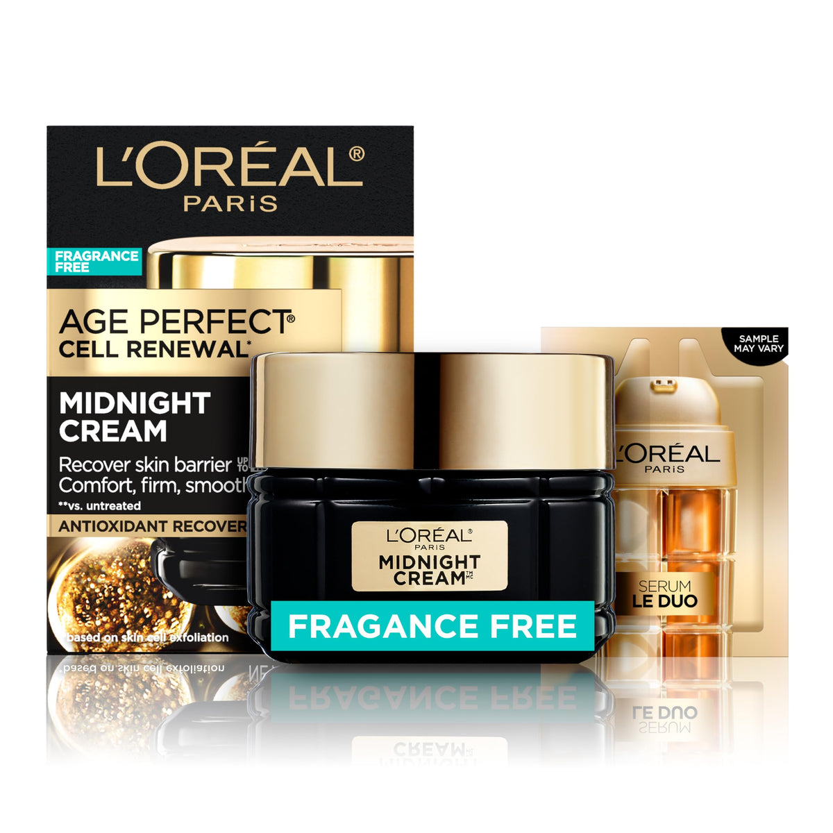 L'Oreal Paris front packaging showing jar and label for clear identification and trust