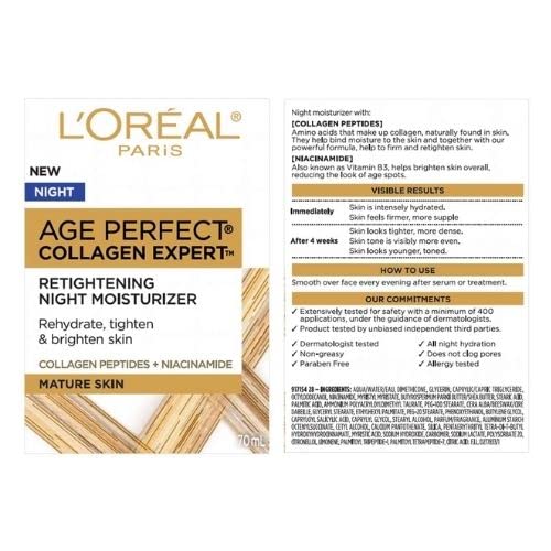 L'Oreal Paris cream absorbed into skin illustrating fast absorption