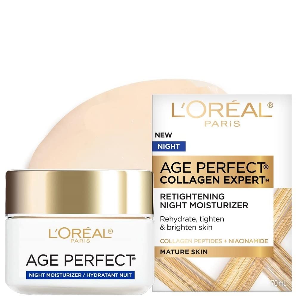 L'Oreal Paris jar front packaging shows product benefits and branding