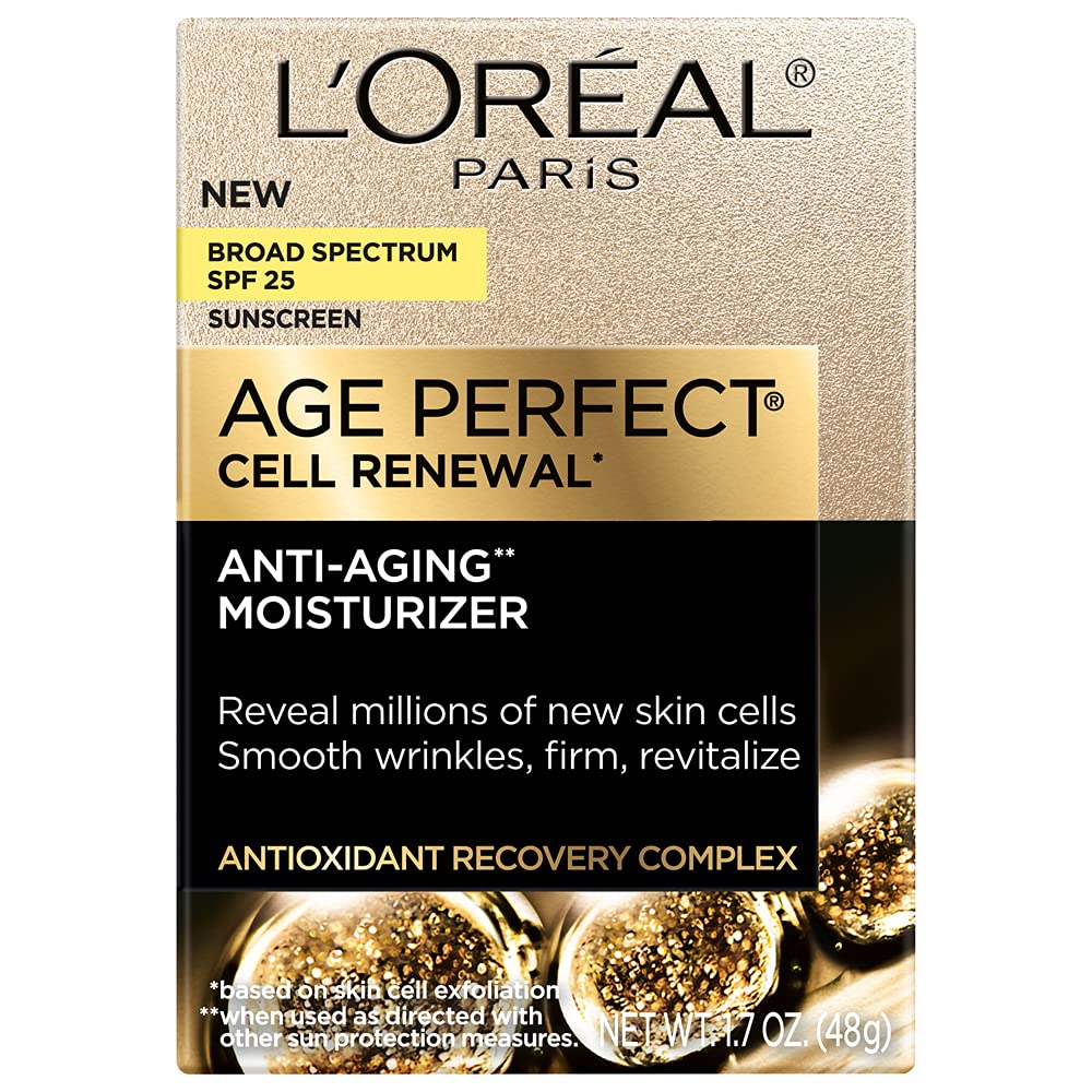 L'Oreal Paris open jar texture revealing smooth cream for quick absorption