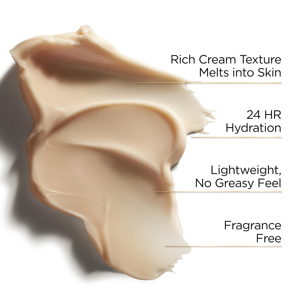L'Oreal Paris open jar texture demonstrating creamy, non-greasy finish for deep hydration