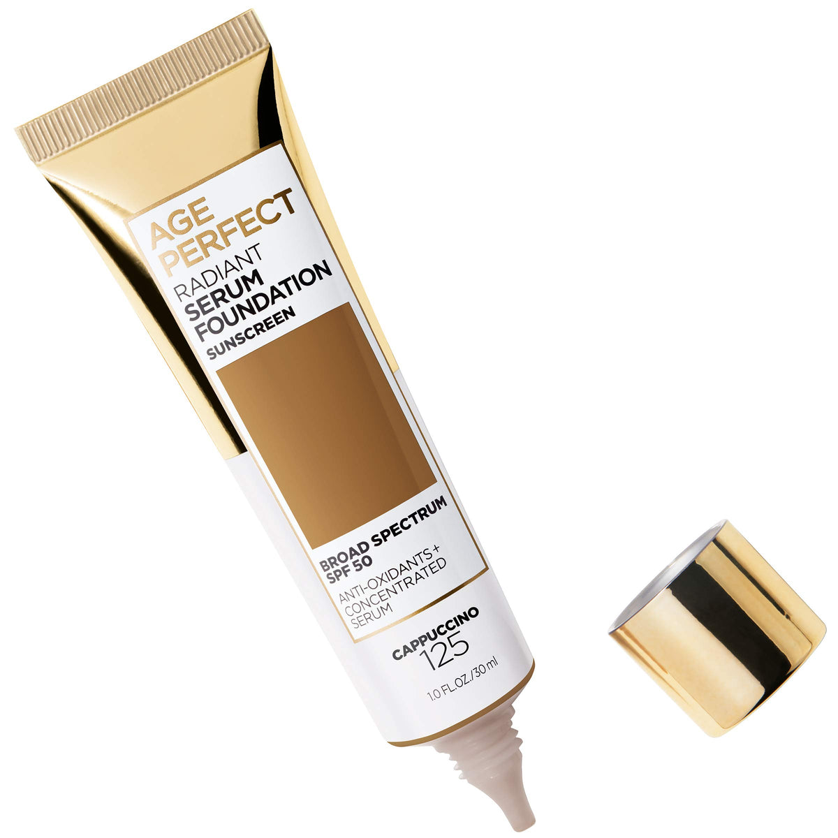 L'Oreal Paris pump closeup displaying dispenser for controlled application benefit
