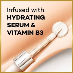 L'Oreal Paris texture swirl showing hydrating, blendable formula