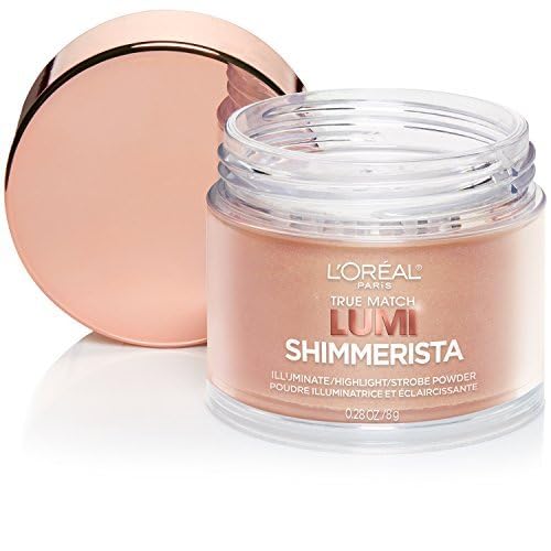L'Oreal Paris applied on cheekbone in studio lighting for lifted, photogenic glow